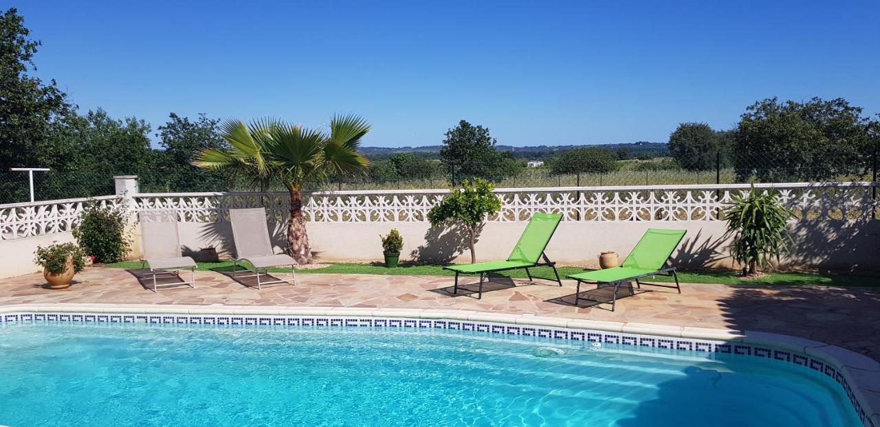 Lezignan-la-Cebe Les Chenes De Da-Li Bed & Breakfast エクステリア 写真