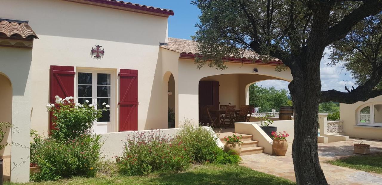Lezignan-la-Cebe Les Chenes De Da-Li Bed & Breakfast エクステリア 写真